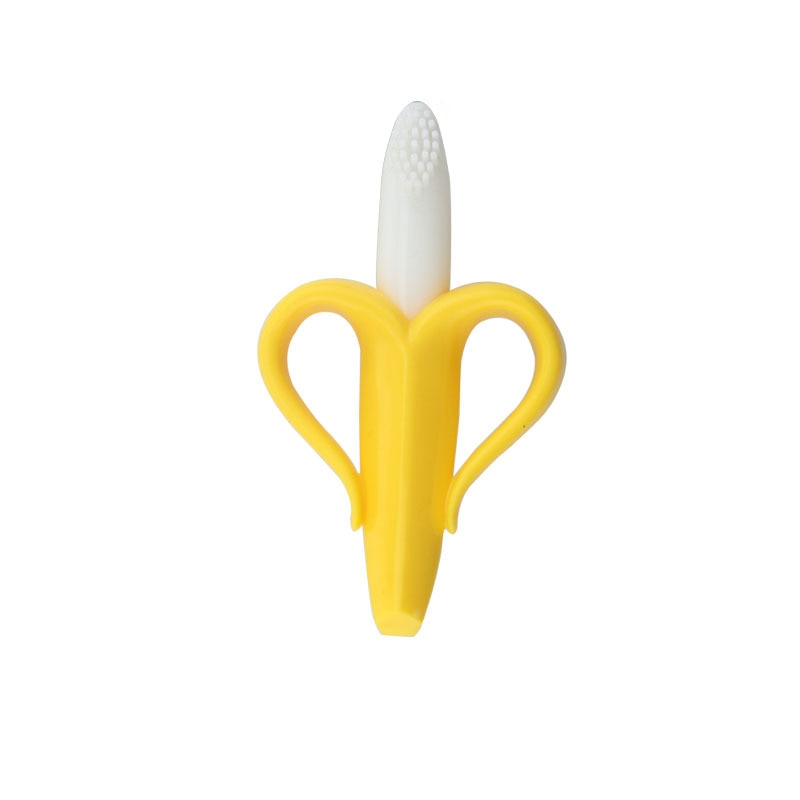 Banana Teething Toy Baby Training Toothbrush